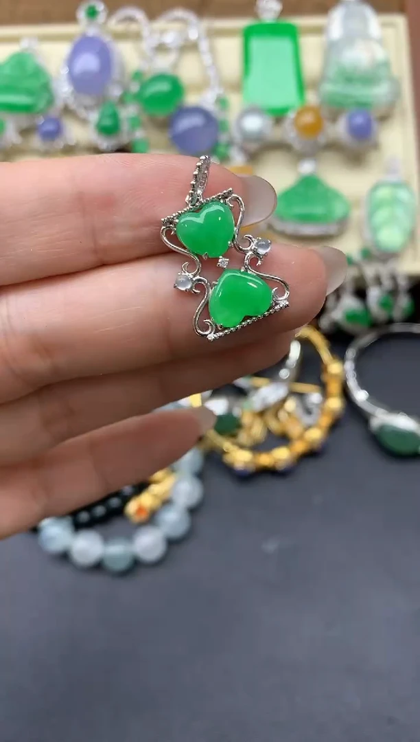 【闪购商品】翡翠颈饰18K金镶嵌400-中国好珍宝