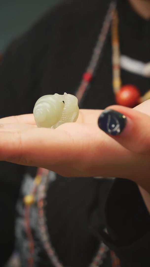 【闪购商品】和田玉吊坠蜗牛未镶嵌A26吊坠