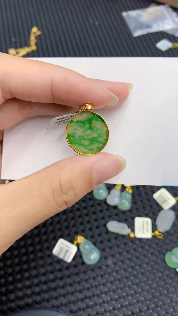 【闪购商品】翡翠颈饰银S925镶嵌            8