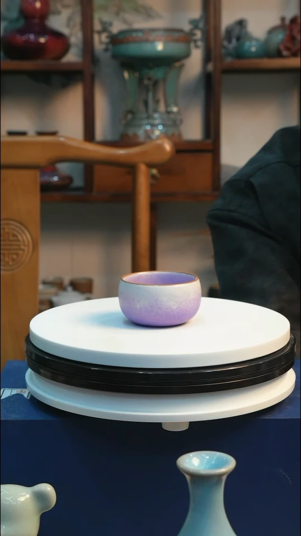 钧瓷香芋紫主人杯