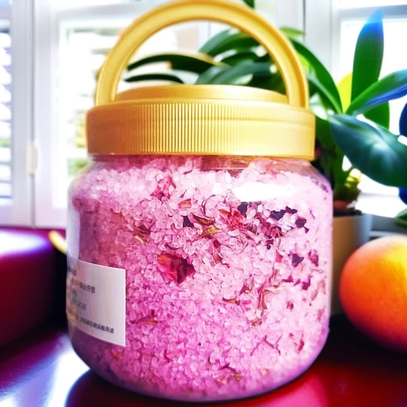 足浴盐泡脚抑菌止痒除臭去死皮角质手脚冰凉湿寒脚干裂口老茧足盐