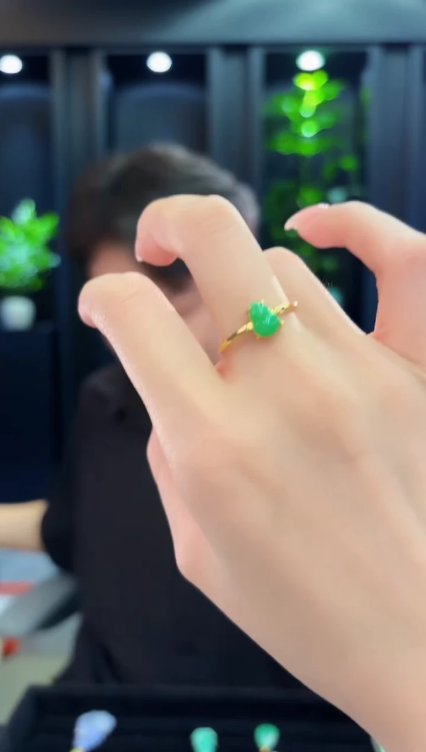 未镶嵌戒指翡翠 缅料A货/支持复检/一件