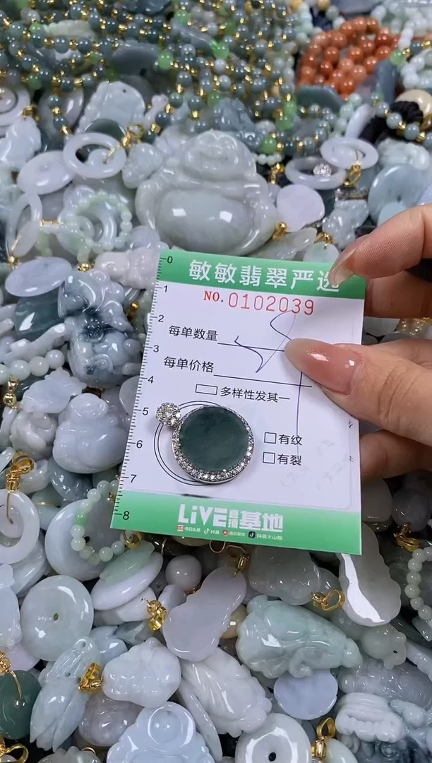 【闪购商品】翡翠颈饰未镶嵌闪购链接01012039