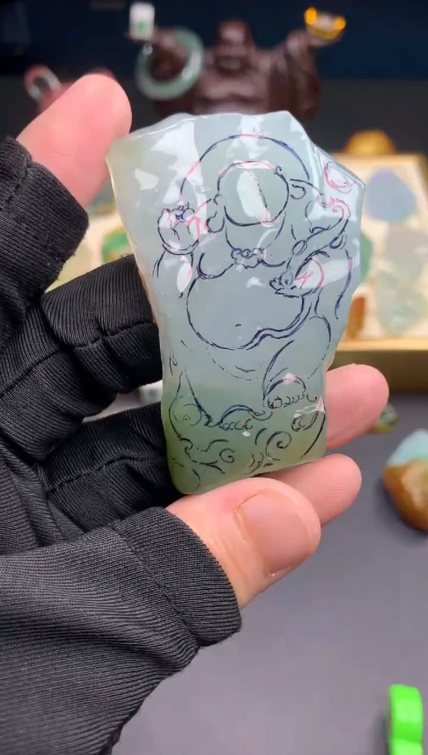 未镶嵌定制翡翠天然翡翠裸石（包工）