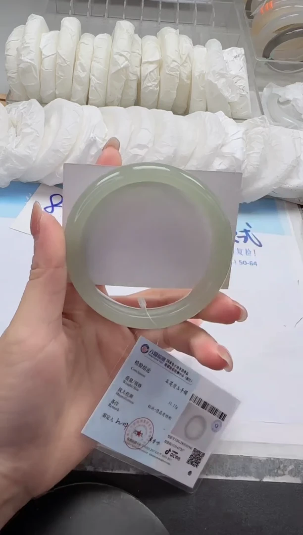 未镶嵌手镯石英质玉169-61.5