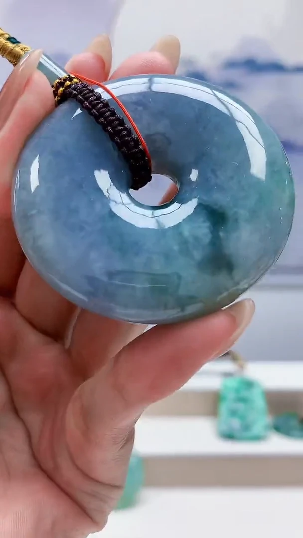 未镶嵌定制翡翠4852MM-毛货挂件42