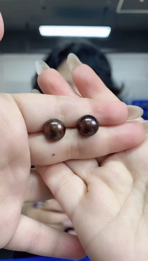 【闪购商品】未镶嵌海水珍珠耳饰多样性发其一颜色微差