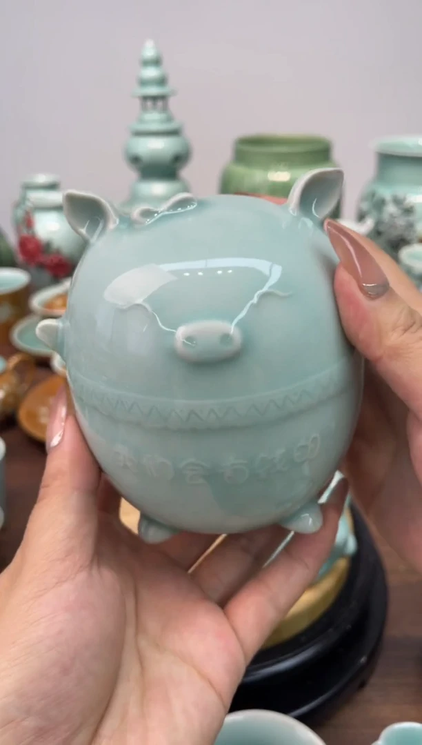 特价福利 微瑕 慧仙青瓷