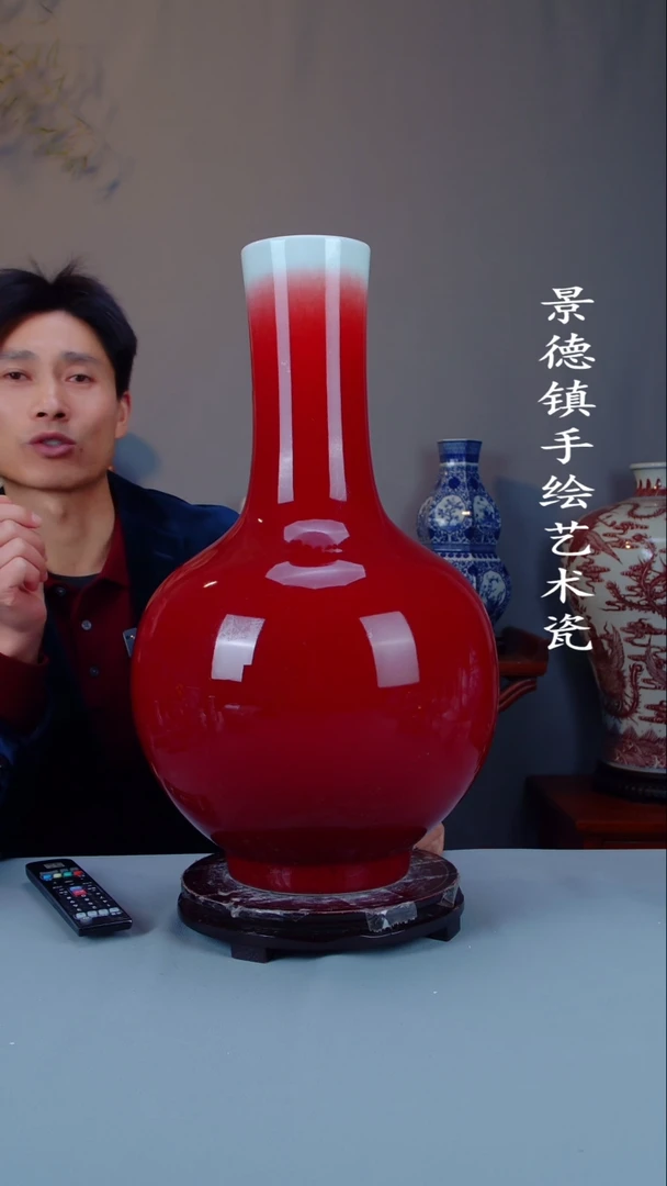 摆件陶瓷景德镇手工手绘陶瓷摆件66
