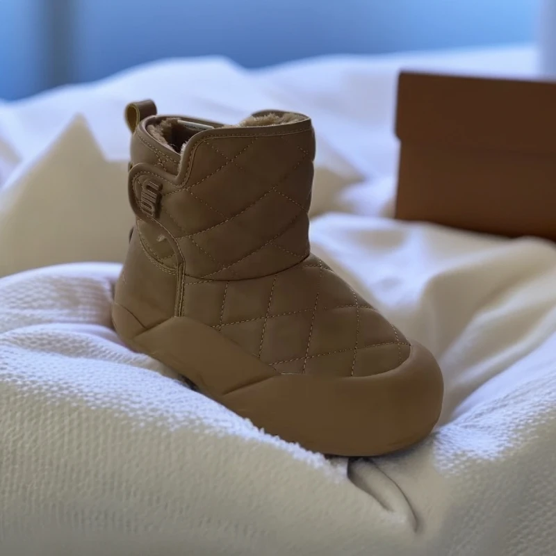 6696-B10-厚底加绒雪地靴