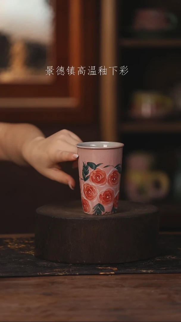陶瓷景德镇高温釉下手绘陶瓷146