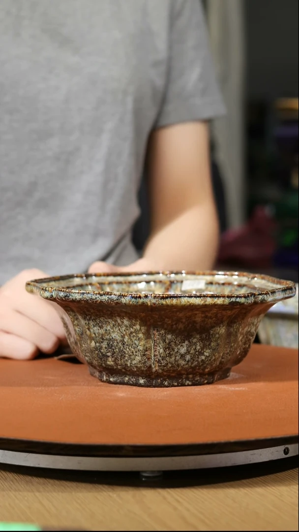 【石湾花盆】7寸花瓣盆292家居级