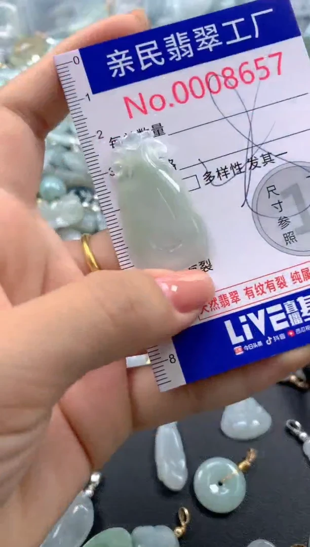 颈饰未镶嵌翡翠8657