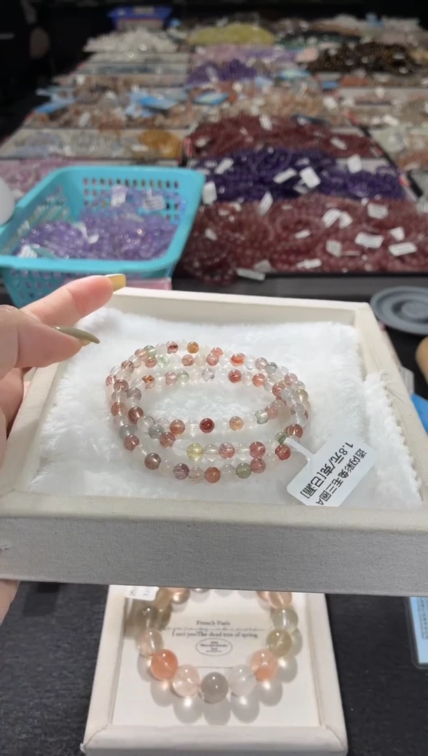 未镶嵌手串水晶332号 多样性发一AA  5+