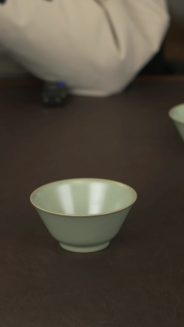 瓷瓷 宣宝汝瓷原矿原釉手工作品微微瑕