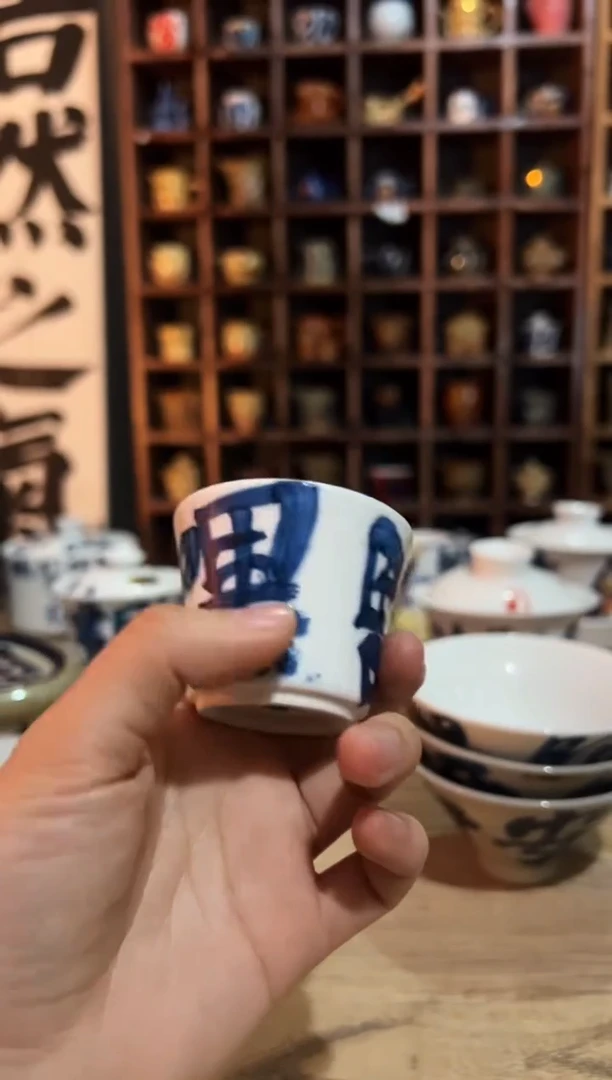 【闪购商品】观云听雨原创手绘茶具