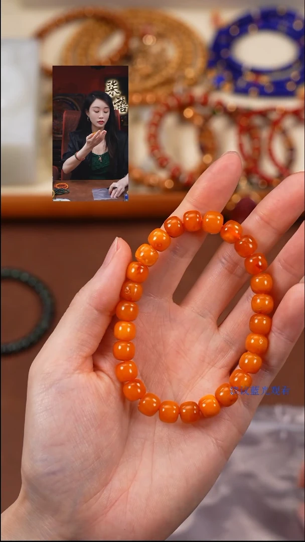未镶嵌蜜蜡手串柒禧文玩回血好物