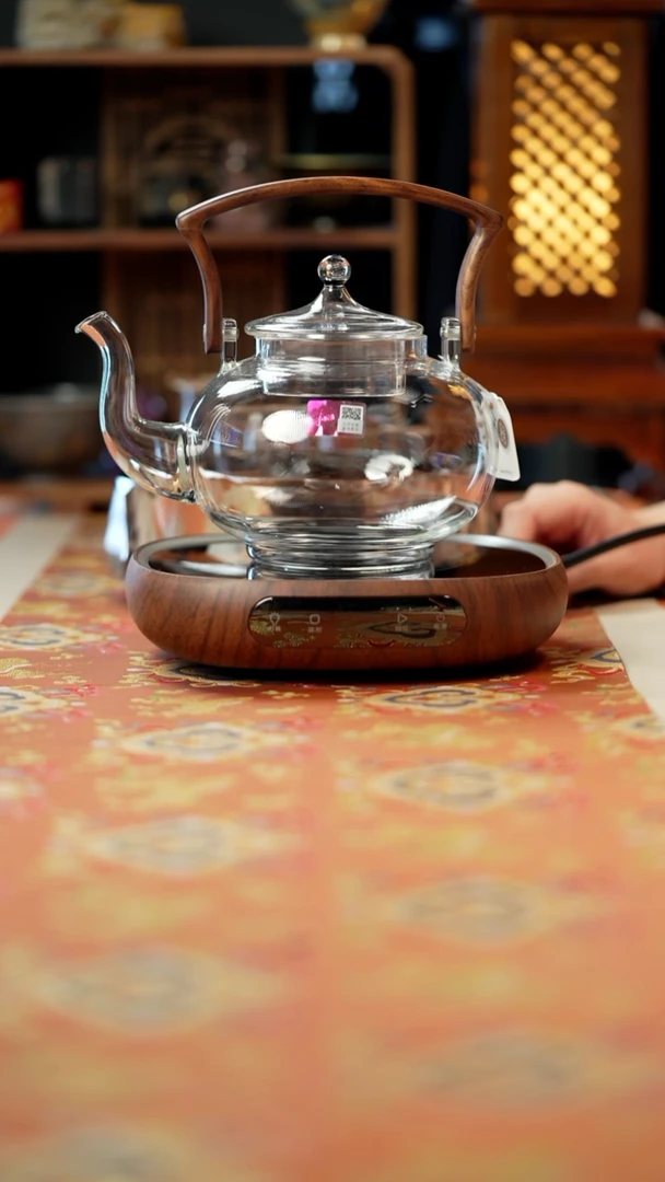 闪购   禾钺壶透明+小坐电陶炉木纹色Z9