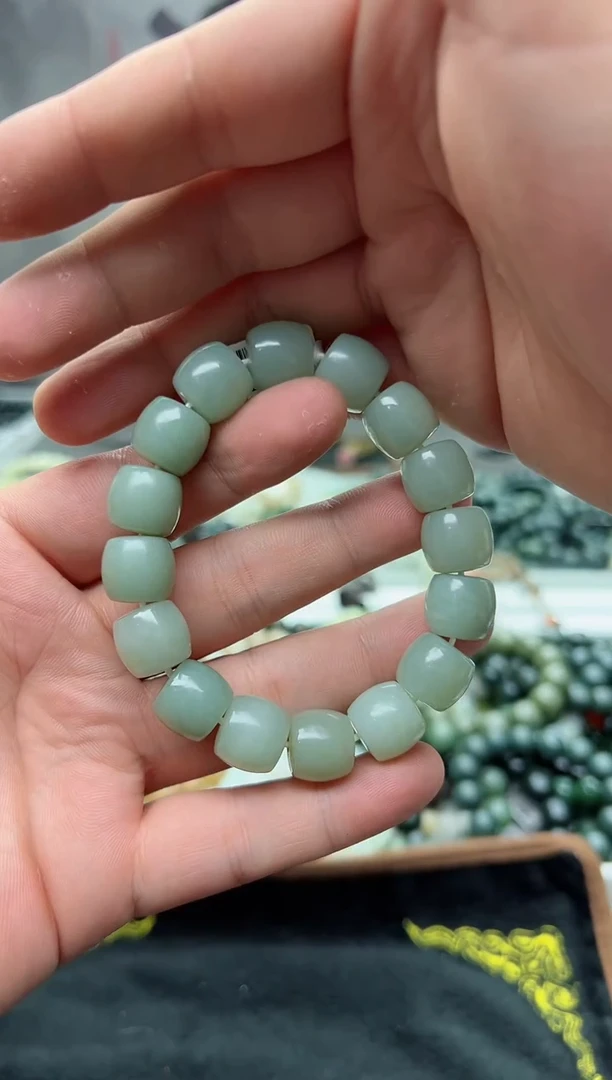 手串未镶嵌和田玉青白14