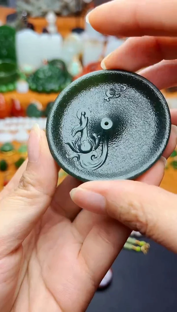 【闪购商品】和田玉摆件未镶嵌香插01