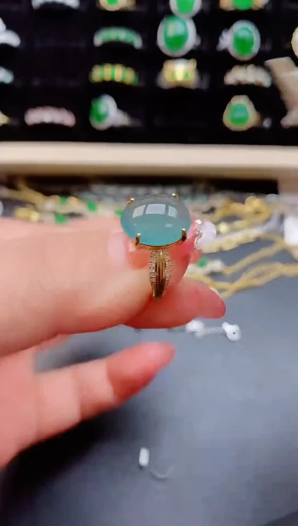 【闪购商品】翡翠戒指银S925镶嵌1212