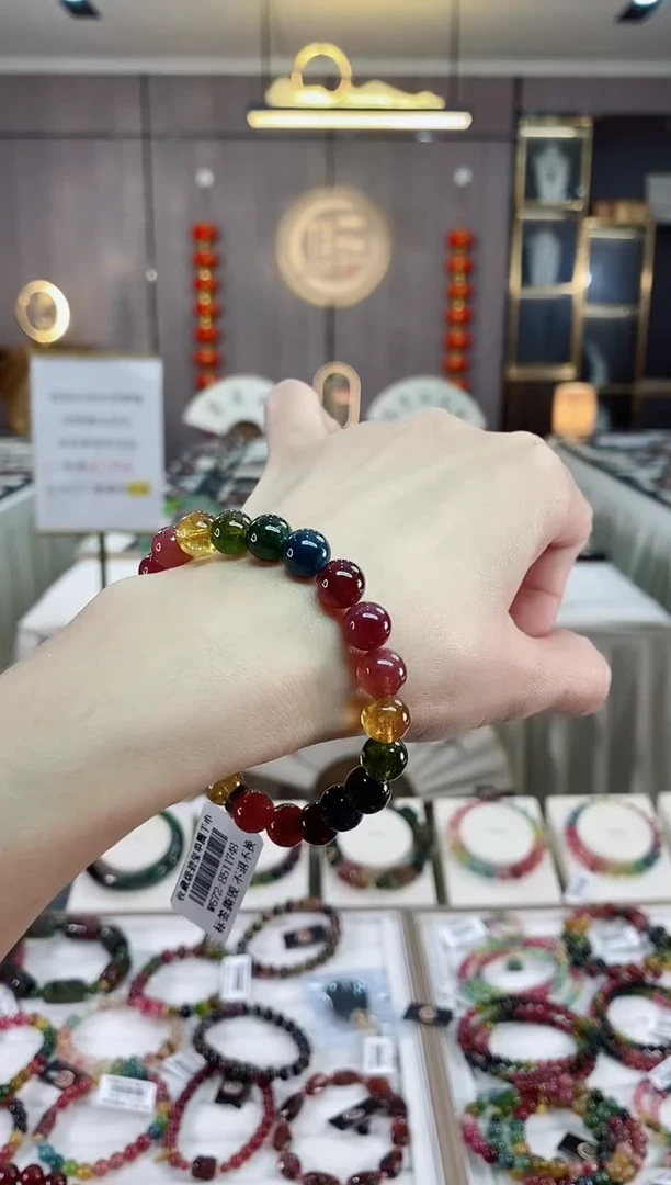 【闪购商品】碧玺单圈手串8mm+未镶嵌（多样性发一条）hon