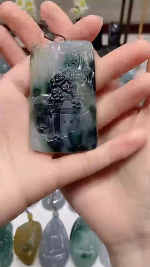 【闪购商品】翡翠吊坠(不含链)未镶嵌缅甸A货翡翠