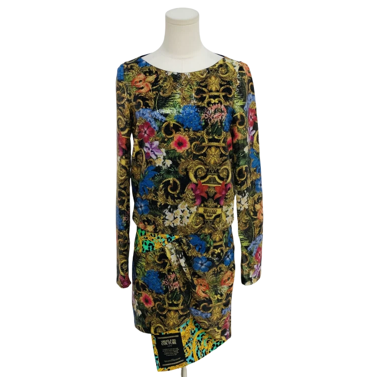 95新 VERSACE/范思哲 妃鱼/Versace/聚酯纤维/连衣裙/95新/凡0822