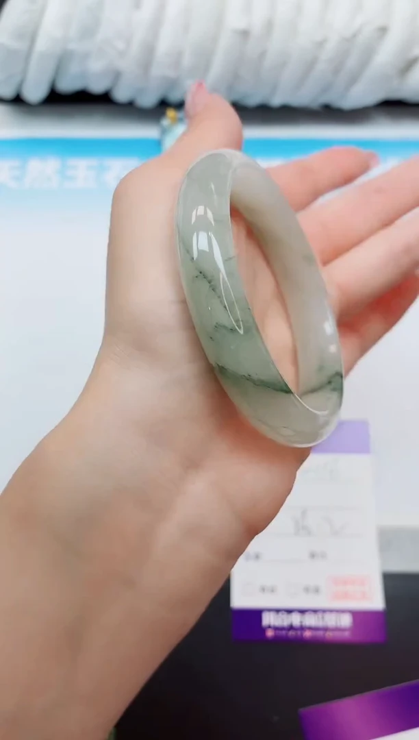 未镶嵌手镯石英质玉14K116-56