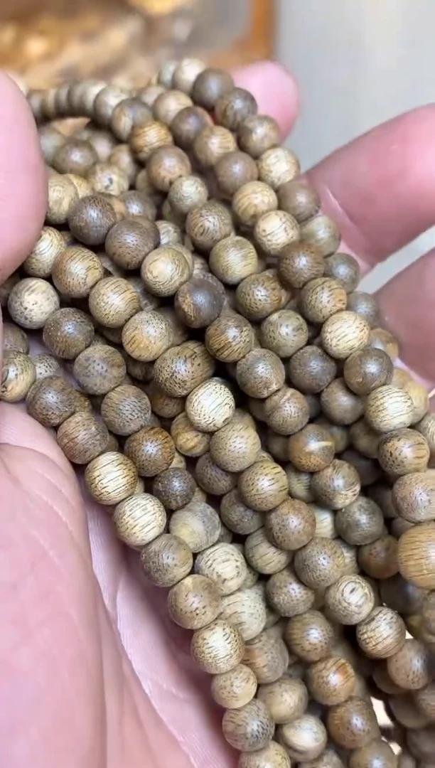 沉香手串 文莱圆珠长串0.7+多样性发其一