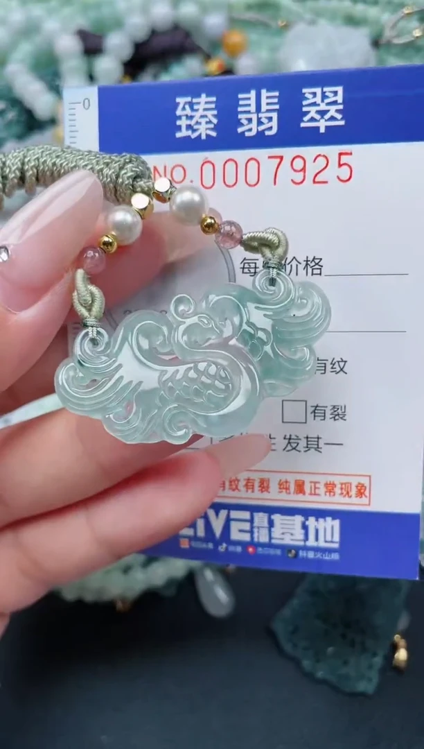 翡翠未镶嵌颈饰.0007925