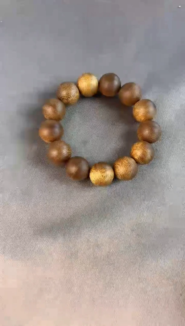 手串沉香黄油格18圆珠单圈多样性发一
