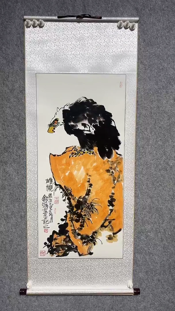 国画赵钦政-雄视-手绘