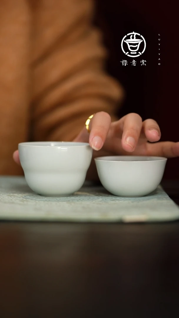 禄意窑甜白单杯套组