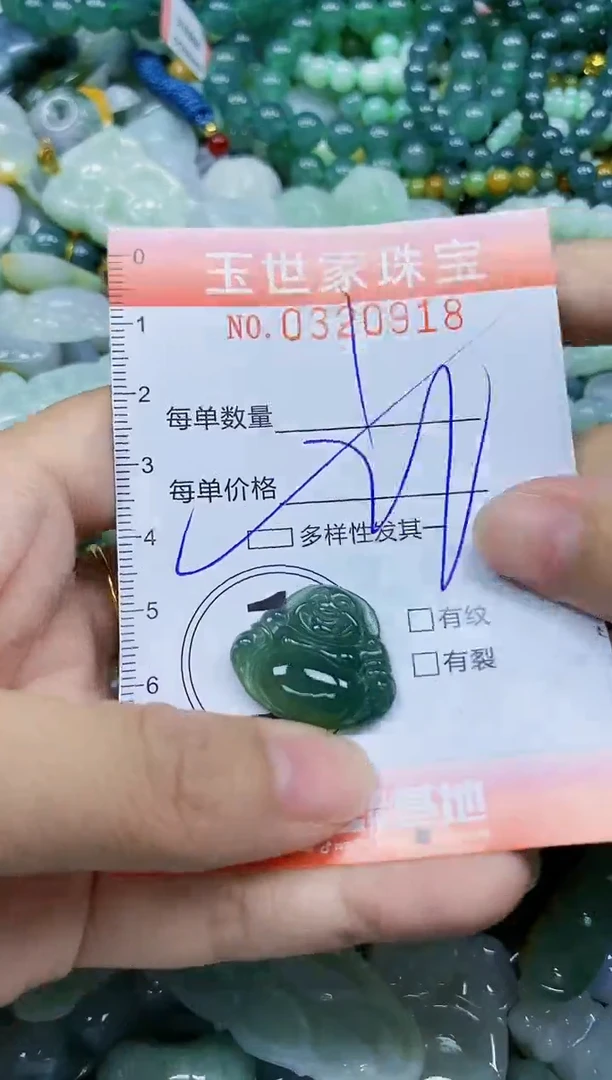 翡翠未镶嵌颈饰闪购0320918多样性发其一