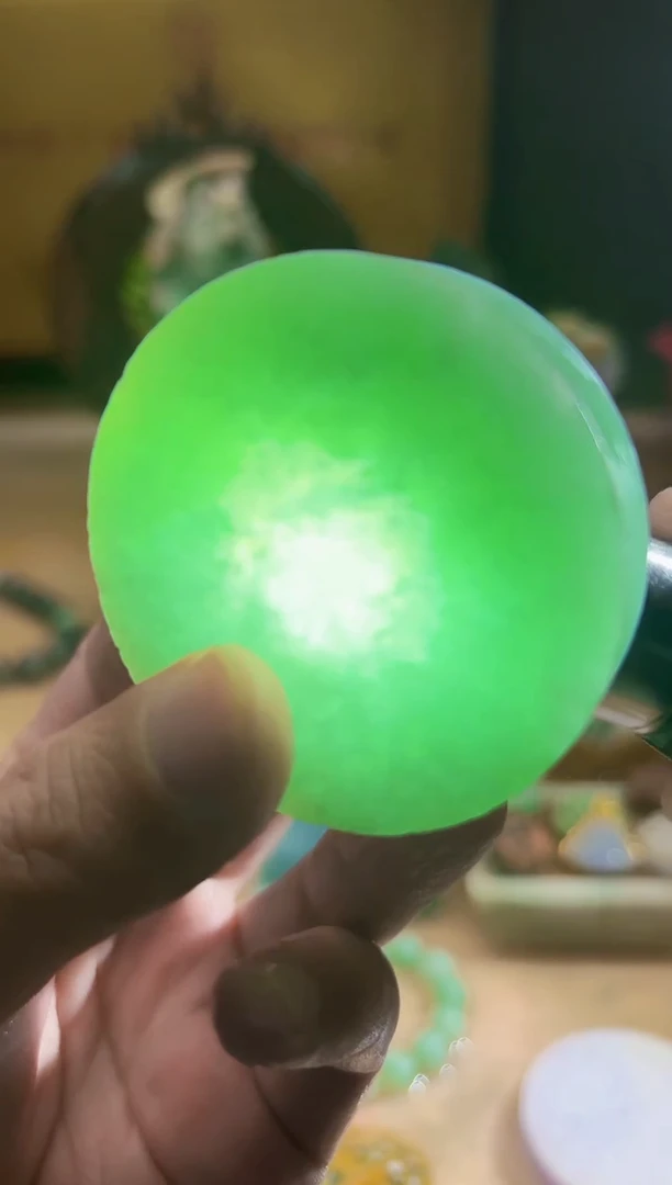 翡翠挂件未镶嵌A货张麦4336