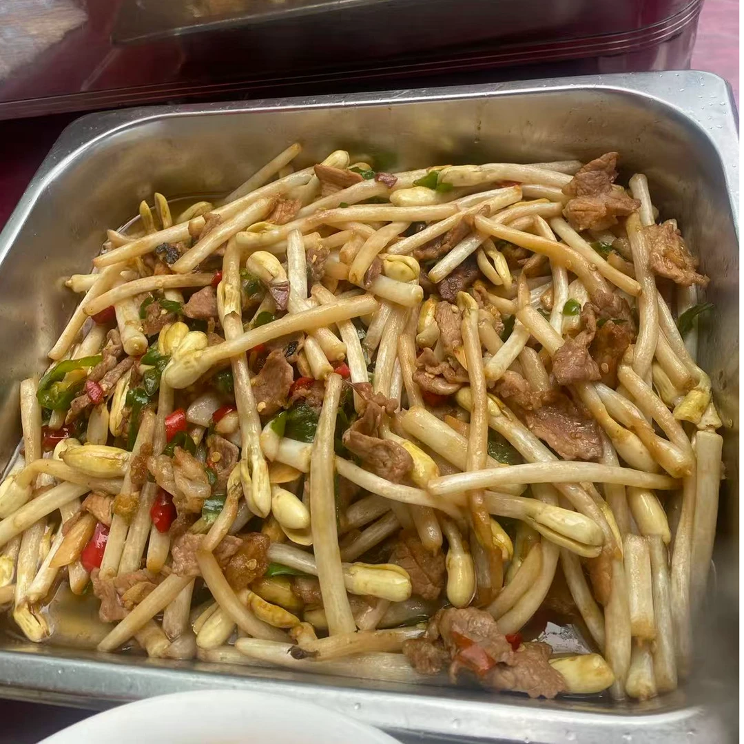 花生芽炒肉花生芽炒肉