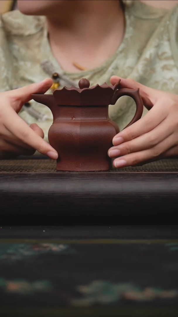 茶壶紫砂僧帽 底槽青