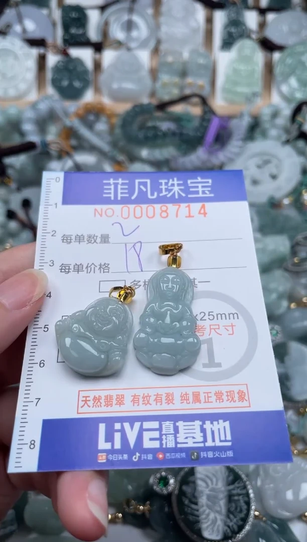 翡翠未镶嵌颈饰00..8714