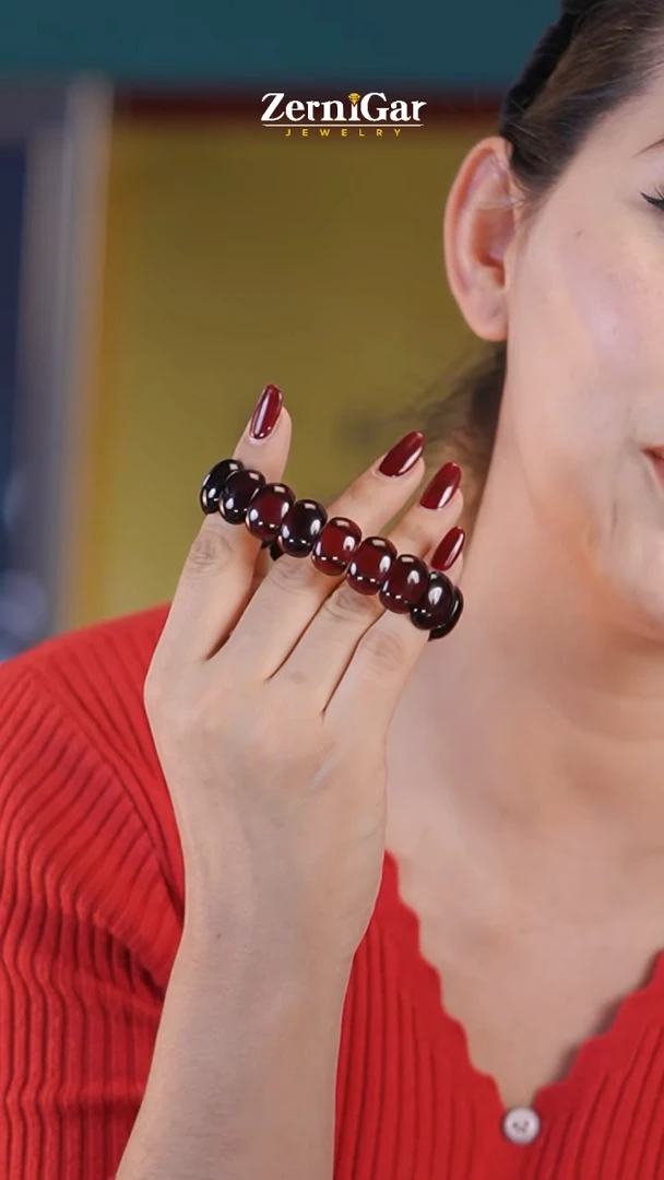 琥珀颈饰未镶嵌天然琥珀手链