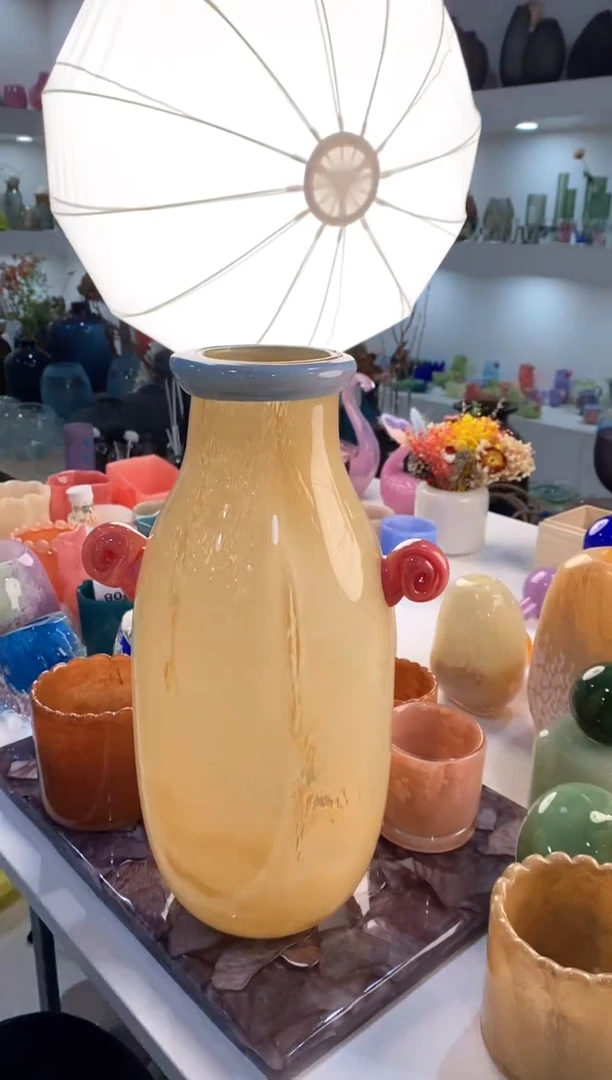 【闪购商品】琉璃慕忆家花瓶微瑕