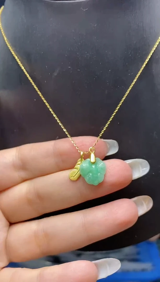 翡翠未镶嵌吊坠(赠链)G11815G11815