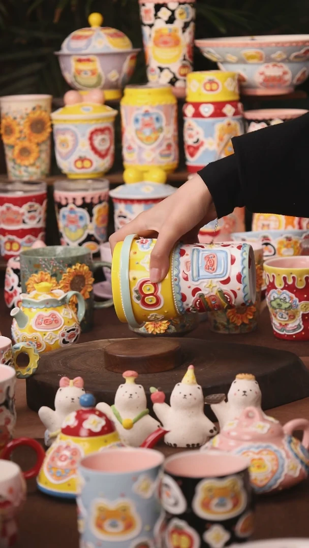 杯子景德镇原创手作陶瓷