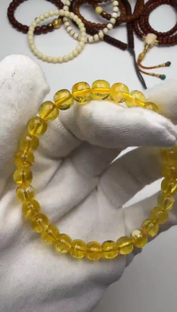手串蜜蜡未镶嵌蜜蜡手串