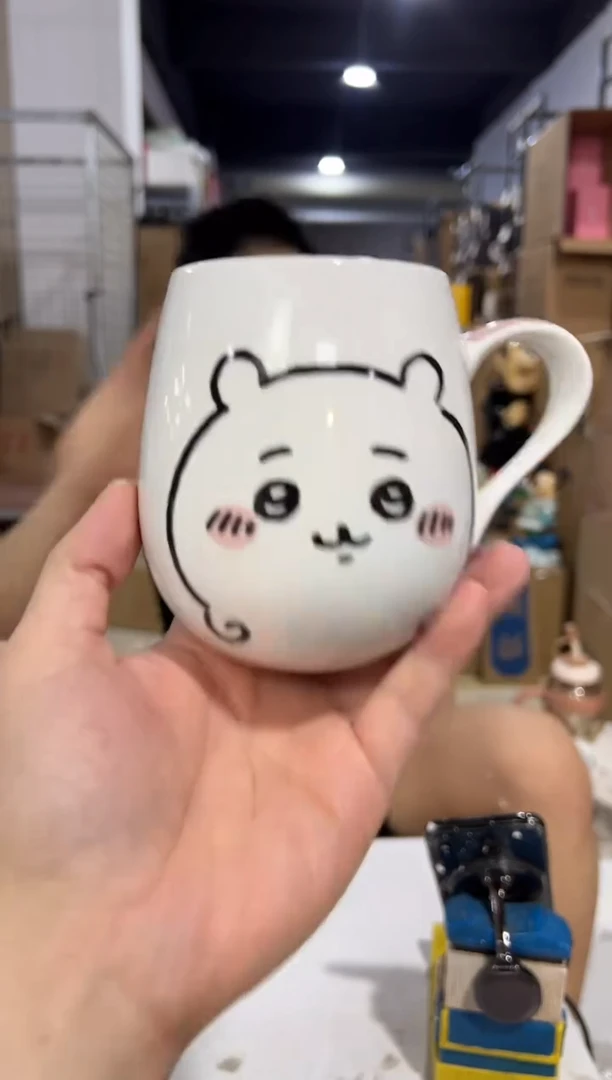 瓷片陶瓷吉伊大肚杯