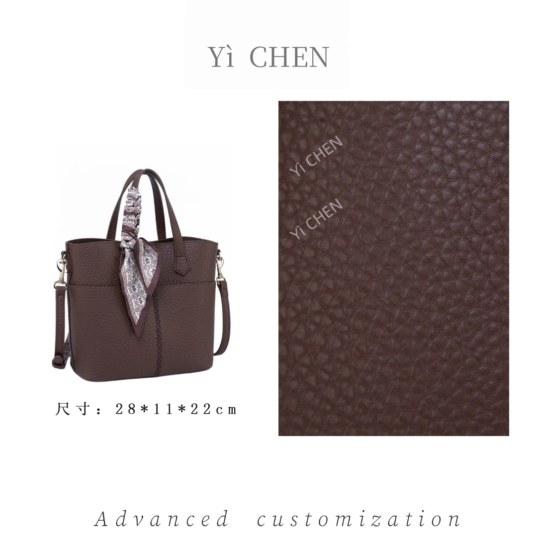 【Yì CHEN】QYX-81662-巧克力简约时尚女士新款轻奢单肩斜跨包