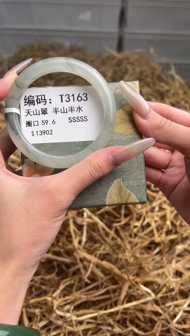 未镶嵌手镯石英质玉T3163