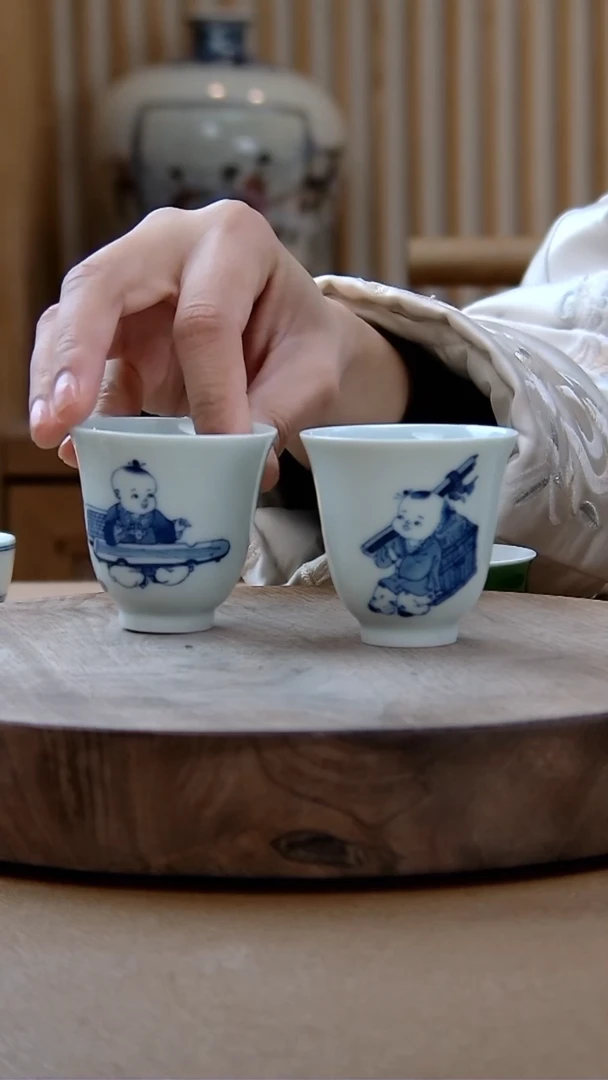 【闪购商品】陈凌燕琴棋书画对杯