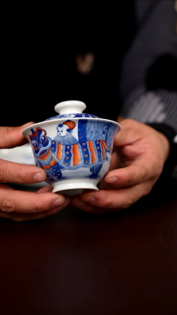 醒狮 青花妙手【晓剑窑】重器上新