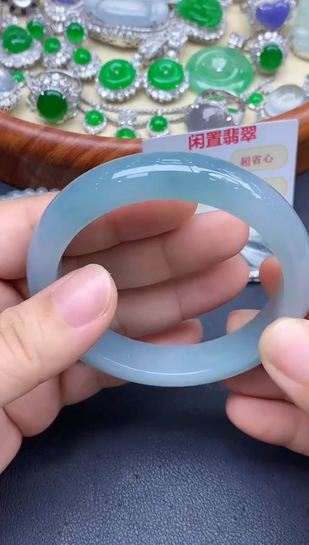 未镶嵌手镯翡翠484-中国好珍宝